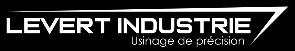 Logo Levert Industrie blanc sur fond noir